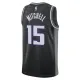 Muški Dres Sacramento Kings Jordan Davion Mitchell 15 Statement Edition Swingman Crna