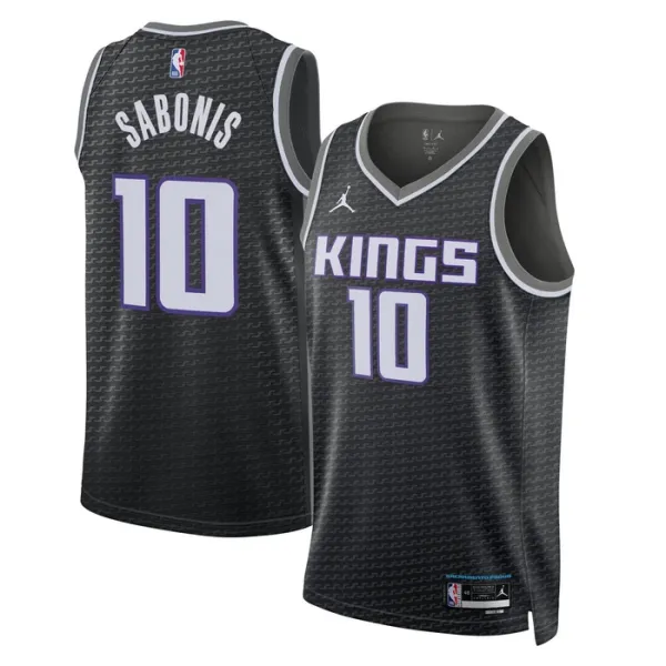 Muški Dres Sacramento Kings Jordan Domantas Sabonis 10 Statement Edition Swingman Crna Muški Dres Sacramento Kings Jordan Domantas Sabonis 10 Statement Edition Swingman Crna