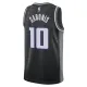 Muški Dres Sacramento Kings Jordan Domantas Sabonis 10 Statement Edition Swingman Crna