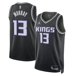 Muški Dres Sacramento Kings Jordan Keegan Murray 13 Statement Edition Swingman Crna