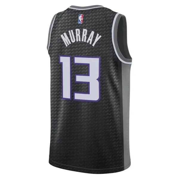 Muški Dres Sacramento Kings Jordan Keegan Murray 13 Statement Edition Swingman Crna