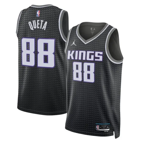 Muški Dres Sacramento Kings Jordan Neemias Queta 88 Statement Edition Swingman Crna Muški Dres Sacramento Kings Jordan Neemias Queta 88 Statement Edition Swingman Crna