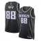 Muški Dres Sacramento Kings Jordan Neemias Queta 88 Statement Edition Swingman Crna