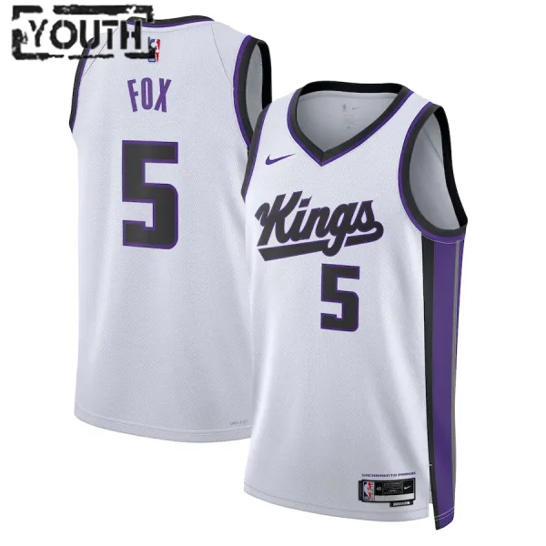 Nike Dječji Dres Sacramento Kings De Aaron Fox Association Edition 2023/24 Swingman Bijela Nike Dječji Dres Sacramento Kings De Aaron Fox Association Edition 2023/24 Swingman Bijela
