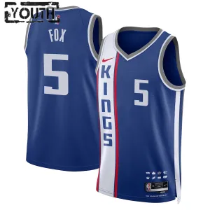 Nike Dječji Dres Sacramento Kings De Aaron Fox City Edition 2023/24 Swingman Plava