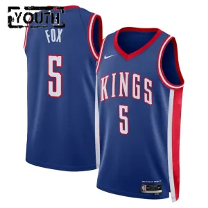 Nike Dječji Dres Sacramento Kings De Aaron Fox City Edition 2024/25 Swingman Plava