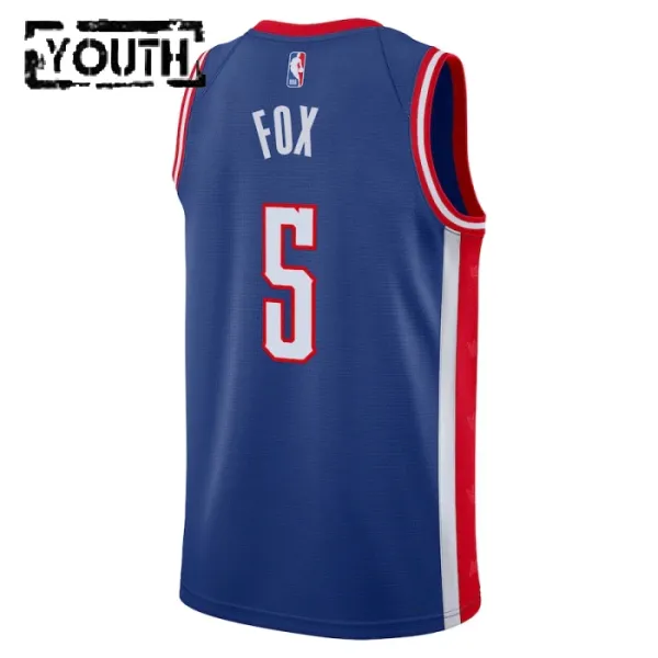 Nike Dječji Dres Sacramento Kings De Aaron Fox City Edition 2024/25 Swingman Plava