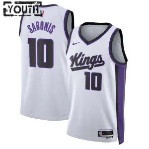 Nike Dječji Dres Sacramento Kings Domantas Sabonis Association Edition 2023/24 Swingman Bijela