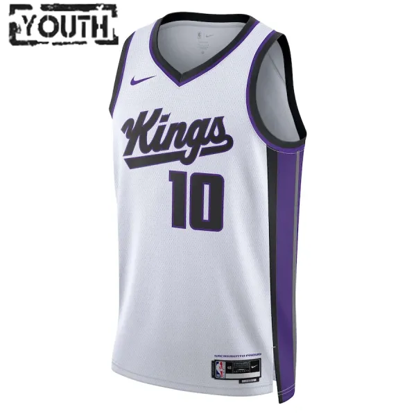 Nike Dječji Dres Sacramento Kings Domantas Sabonis Association Edition 2023/24 Swingman Bijela