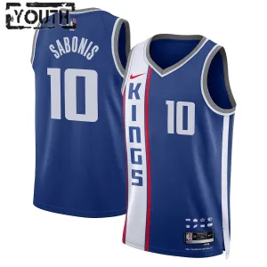 Nike Dječji Dres Sacramento Kings Domantas Sabonis City Edition 2023/24 Swingman Plava