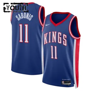 Nike Dječji Dres Sacramento Kings Domantas Sabonis City Edition 2024/25 Swingman Plava