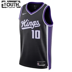 Nike Dječji Dres Sacramento Kings Domantas Sabonis Icon Edition 2023/24 Swingman Crna