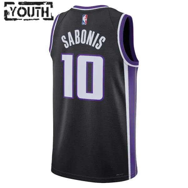 Nike Dječji Dres Sacramento Kings Domantas Sabonis Icon Edition 2023/24 Swingman Crna