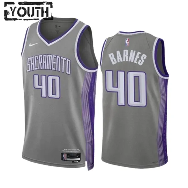 Nike Dječji Dres Sacramento Kings Harrison Barnes 40 City Edition 2022/23 Swingman Sivo Nike Dječji Dres Sacramento Kings Harrison Barnes 40 City Edition 2022/23 Swingman Sivo