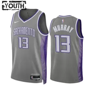 Nike Dječji Dres Sacramento Kings Keegan Murray 13 City Edition 2022/23 Swingman Sivo