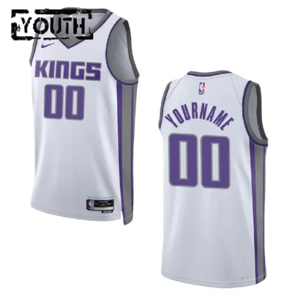 Nike Dječji Dres Sacramento Kings Personalizacija Association Edition Swingman Bijela Nike Dječji Dres Sacramento Kings Personalizacija Association Edition Swingman Bijela