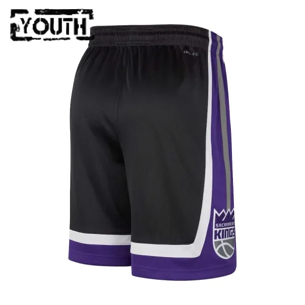 Nike Dječji Kratke Hlače Sacramento Kings Icon Edition 2023/24 Swingman Crna