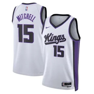 Nike Muški Dres Sacramento Kings Davion Mitchell Association Edition 2023/24 Swingman Bijela