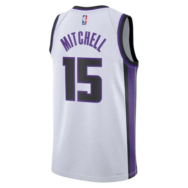 Nike Muški Dres Sacramento Kings Davion Mitchell Association Edition 2023/24 Swingman Bijela