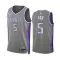 Nike Muški Dres Sacramento Kings De Aaron Fox 5 City Edition 2022/23 Swingman Sivo
