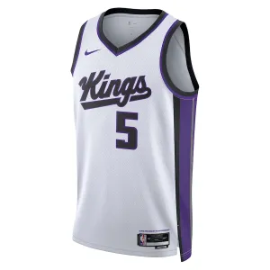 Nike Muški Dres Sacramento Kings De Aaron Fox Association Edition 2023/24 Swingman Bijela