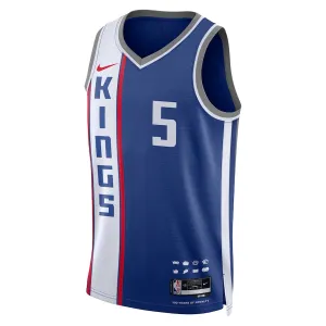 Nike Muški Dres Sacramento Kings De Aaron Fox City Edition 2023/24 Swingman Plava