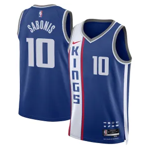Nike Muški Dres Sacramento Kings Domantas Sabonis City Edition 2023/24 Swingman Plava