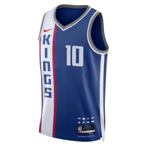 Nike Muški Dres Sacramento Kings Domantas Sabonis City Edition 2023/24 Swingman Plava