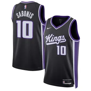 Nike Muški Dres Sacramento Kings Domantas Sabonis Icon Edition 2023/24 Swingman Crna