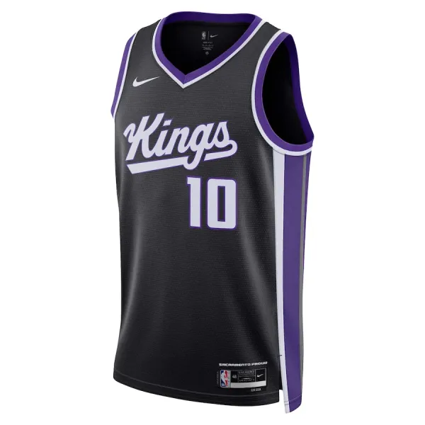 Nike Muški Dres Sacramento Kings Domantas Sabonis Icon Edition 2023/24 Swingman Crna