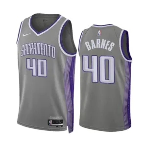 Nike Muški Dres Sacramento Kings Harrison Barnes 40 City Edition 2022/23 Swingman Sivo