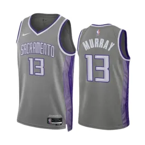 Nike Muški Dres Sacramento Kings Keegan Murray 13 City Edition 2022/23 Swingman Sivo