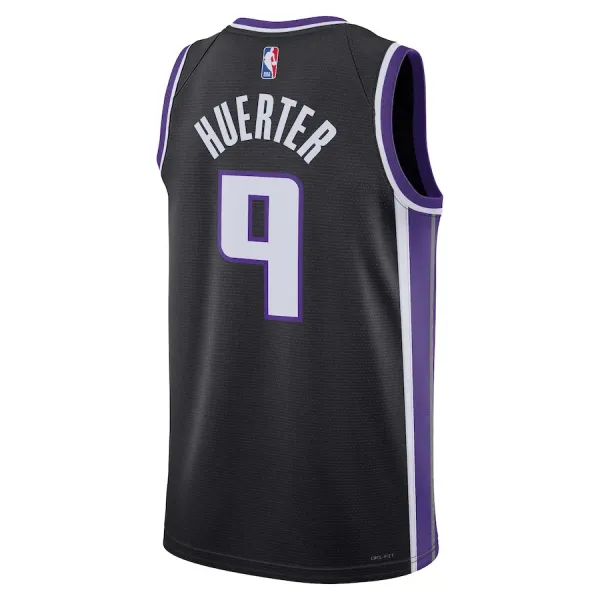 Nike Muški Dres Sacramento Kings Kevin Huerter Icon Edition 2023/24 Swingman Crna