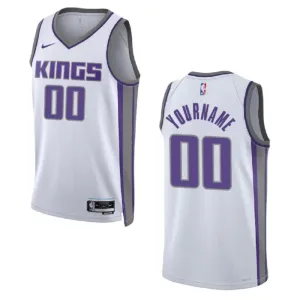 Nike Muški Dres Sacramento Kings Personalizacija Association Edition Swingman Bijela