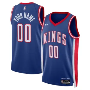 Nike Muški Dres Sacramento Kings Personalizacija City Edition 2024/25 Swingman Plava