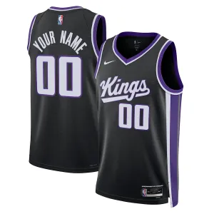 Nike Muški Dres Sacramento Kings Personalizacija Icon Edition 2023/24 Swingman Crna