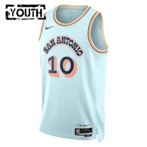 Nike Dječji Dres San Antonio Spurs Jeremy Sochan City Edition 2024/25 Swingman Plava