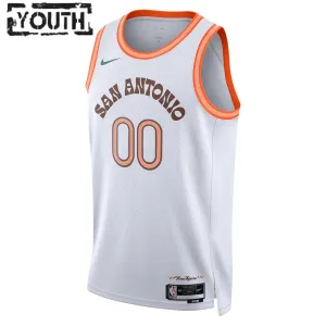 Nike Dječji Dres San Antonio Spurs Personalizacija City Edition 2023/24 Swingman Bijela