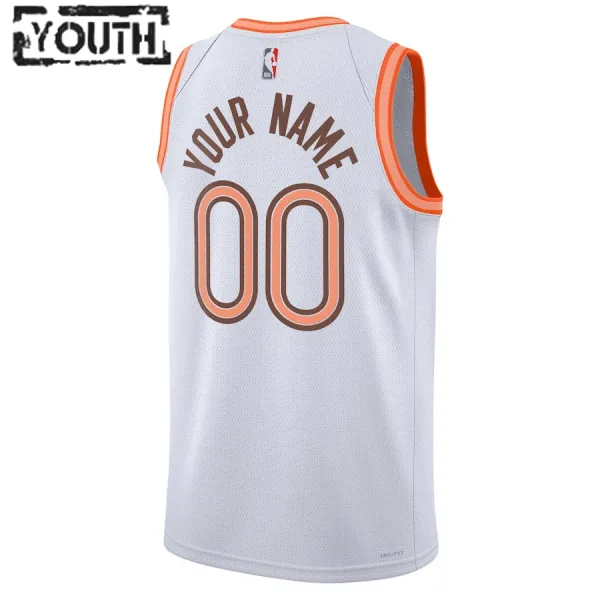 Nike Dječji Dres San Antonio Spurs Personalizacija City Edition 2023/24 Swingman Bijela