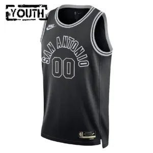 Nike Dječji Dres San Antonio Spurs Personalizacija Classic Edition 2022/23 Swingman Crna
