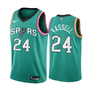 Nike Muški Dres San Antonio Spurs Devin Vassell 24 City Edition 2022/23 Swingman Teal