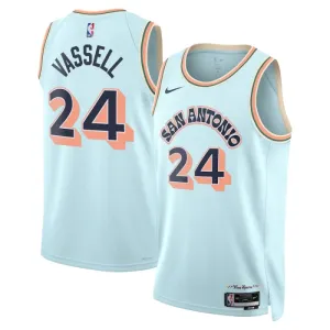 Nike Muški Dres San Antonio Spurs Devin Vassell City Edition 2024/25 Swingman Plava