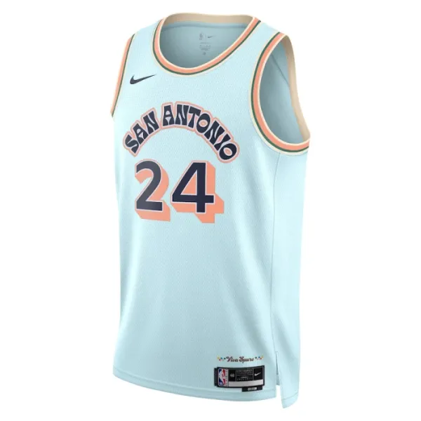 Nike Muški Dres San Antonio Spurs Devin Vassell City Edition 2024/25 Swingman Plava