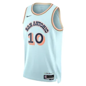 Nike Muški Dres San Antonio Spurs Jeremy Sochan City Edition 2024/25 Swingman Plava