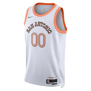 Nike Muški Dres San Antonio Spurs Personalizacija City Edition 2023/24 Swingman Bijela