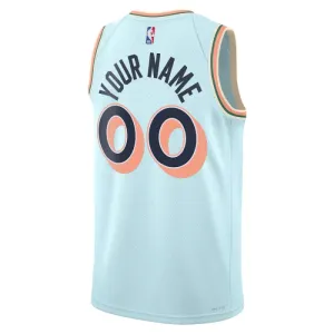 Nike Muški Dres San Antonio Spurs Personalizacija City Edition 2024/25 Swingman Plava