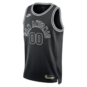 Nike Muški Dres San Antonio Spurs Personalizacija Classic Edition 2022/23 Swingman Crna