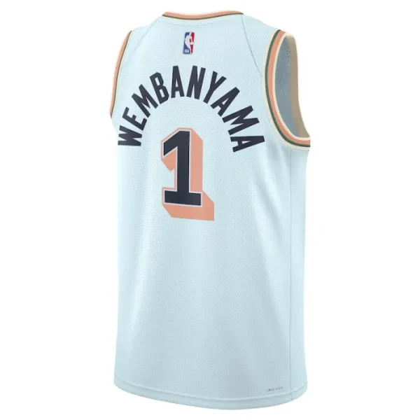 Nike Muški Dres San Antonio Spurs Victor Wembanyama City Edition 2024/25 Swingman Plava