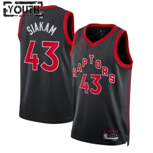 Dječji Dres Toronto Raptors Jordan Pascal Siakam 43 Statement Edition Swingman Crna