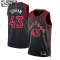 Dječji Dres Toronto Raptors Jordan Pascal Siakam 43 Statement Edition Swingman Crna